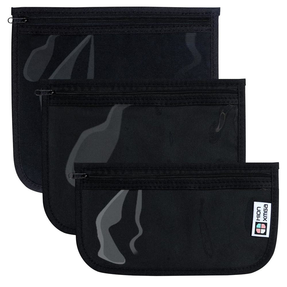 Tsa Approved Toiletry Bag, Set Of 3 Clear Travel Toiletry Bag Quart Size👌